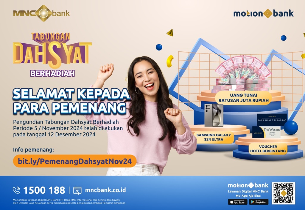 Diundi Lebih Awal, Selamat untuk Para Pemenang Tabungan Dahsyat Berhadiah ke-5!