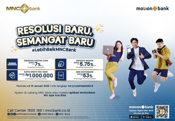 Sambut Tahun Baru 2025, MNC Bank Sajikan Beragam Program Istimewa