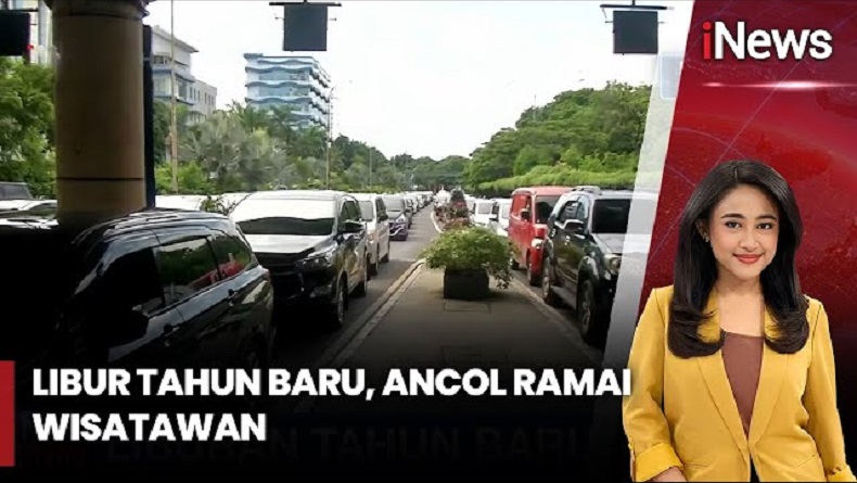 Libur Tahun Baru, Kawasan Wisata Ancol Diserbu Wisatawan