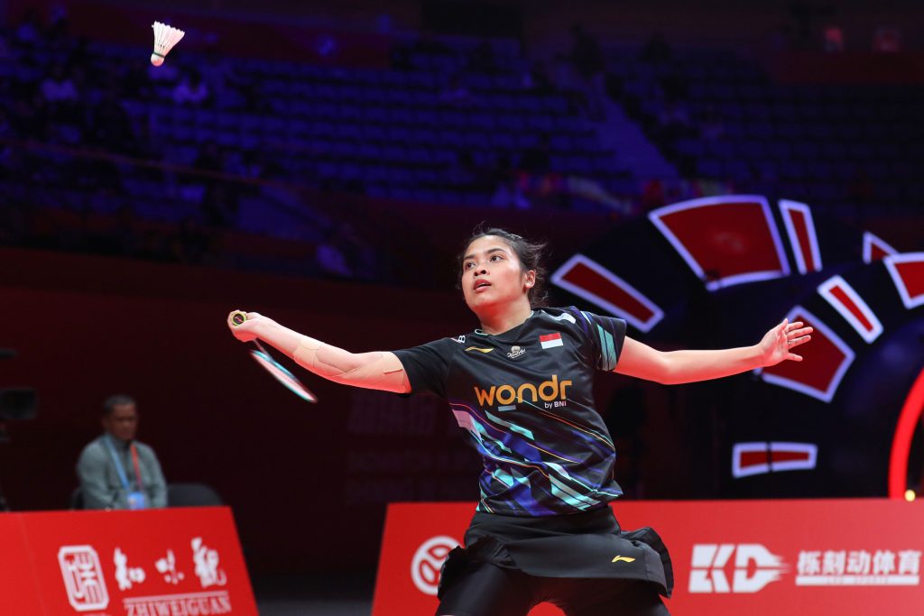 Gregoria Mariska ke Semifinal India Open 2025 usai Usir Pusarla V. Sindhu