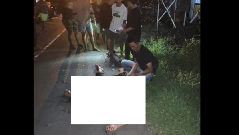 Warga Gianyar Dikejutkan Temuan Pria Tewas Tergeletak di Jalan dengan 14 Luka Tusuk