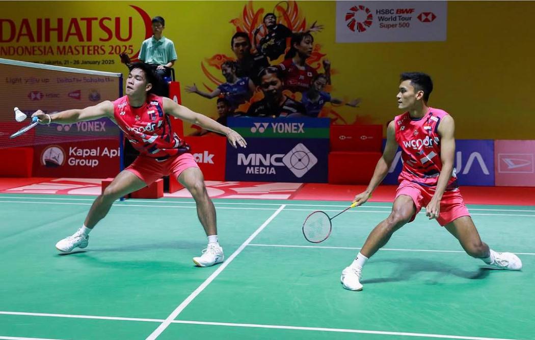 Hasil Indonesia Masters 2025: Fikri/Daniel Ditumbangkan Duet Korea Selatan