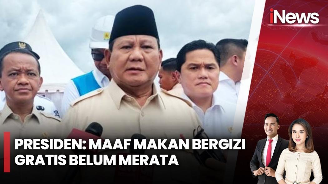 Presiden Prabowo Subianto Minta Maaf soal Makan Bergizi Gratis, Kenapa?
