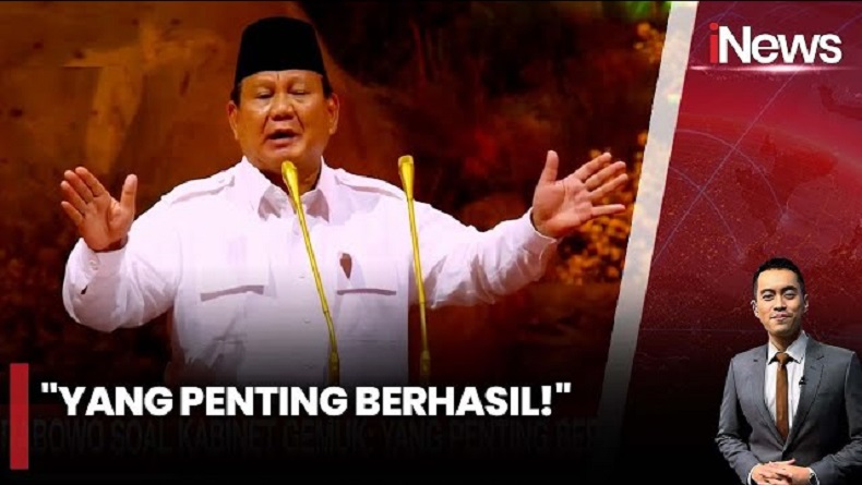 Prabowo Tak Peduli dengan Sebutan Kabinet Gemuk: yang Penting Hasilnya