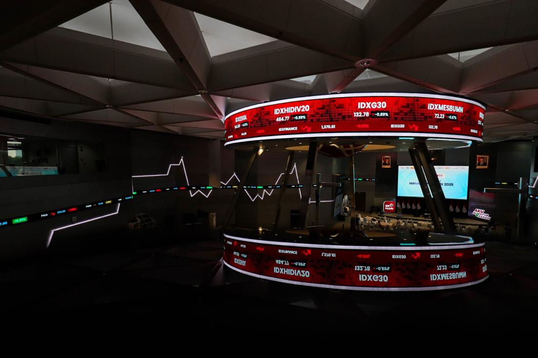 IHSG Hari Ini Ditutup Terkoreksi ke 7.344, MERI-SAFE Pimpin Top Losers