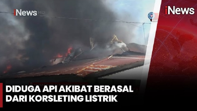 Kebakaran di Asrama II Kesdam XIV/Hasanuddin Makassar Diduga akibat Korsleting Listrik