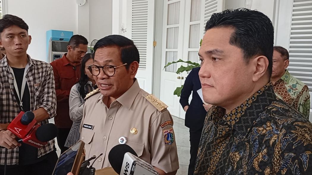 Timnas Indonesia Ingin Pakai JIS, Erick Thohir Sambangi Gubernur DKI Jakarta