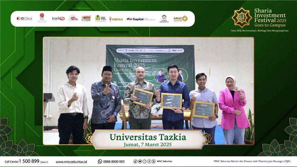 MNC Sekuritas Gandeng PT Capital Asset Management Edukasi Mahasiswa di Universitas Tazkia Bogor