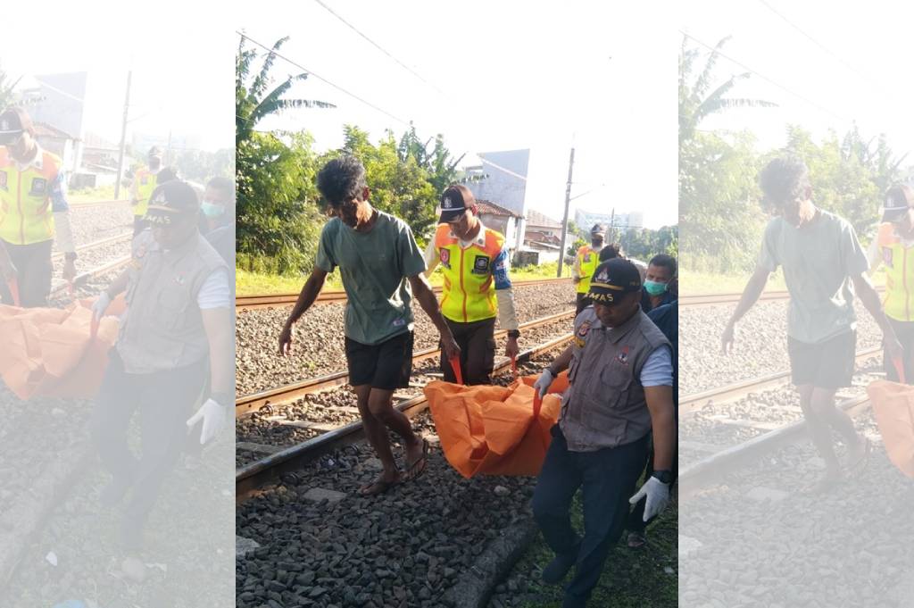Tragis, Pria Paruh Baya Tewas Tertabrak KRL di Bogor