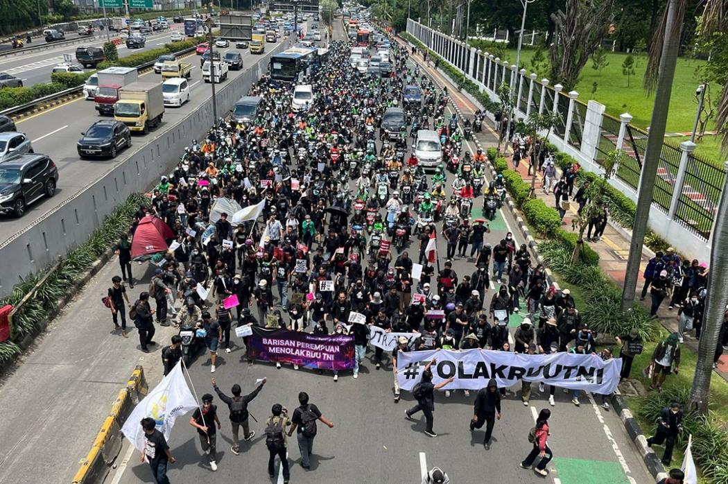 3 Mahasiswa UI Terluka saat Demo Tolak RUU TNI
