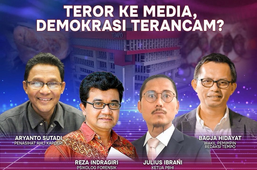 Teror ke Media, Demokrasi Terancam? Malam Ini Selengkapnya di Interupsi