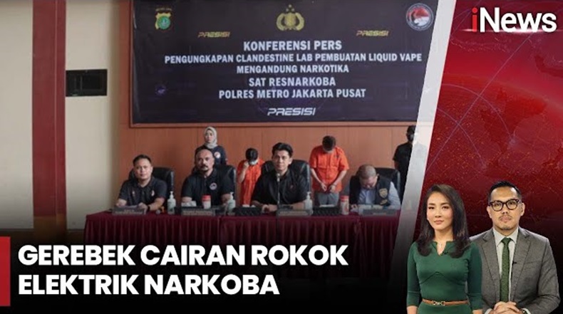 Polisi Bongkar Produksi Liquid Vape Narkoba di Apartemen Jakbar, 2 Orang Jadi Tersangka