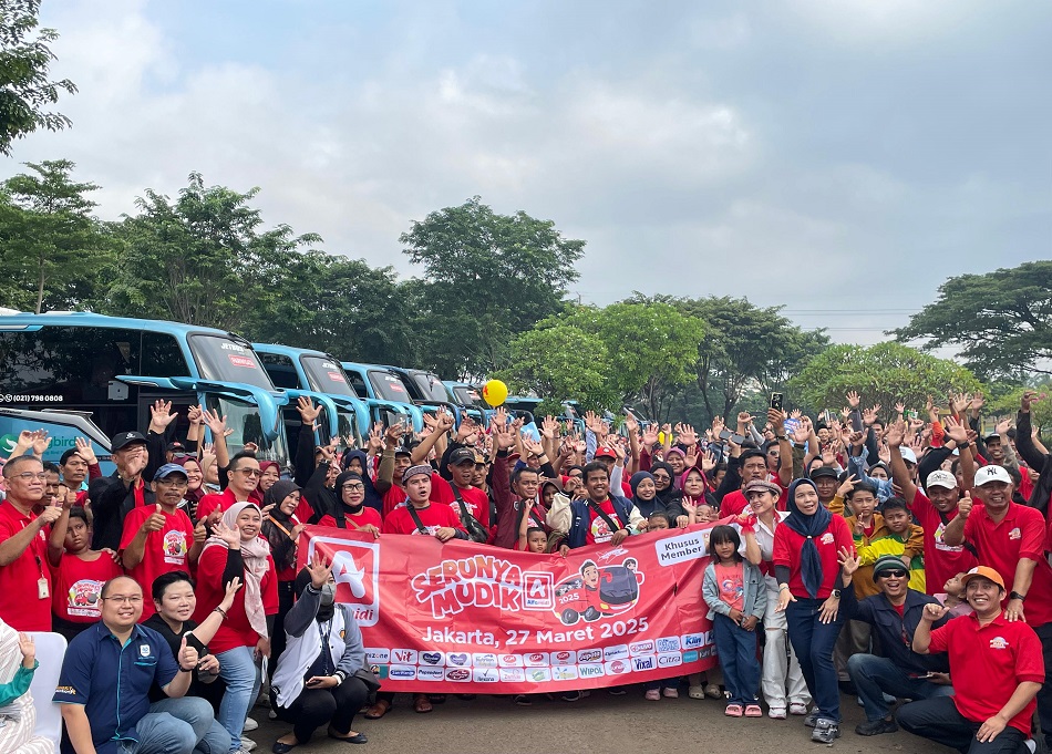 Alfamidi Berangkatkan 1.200 Peserta Serunya Mudik 2025