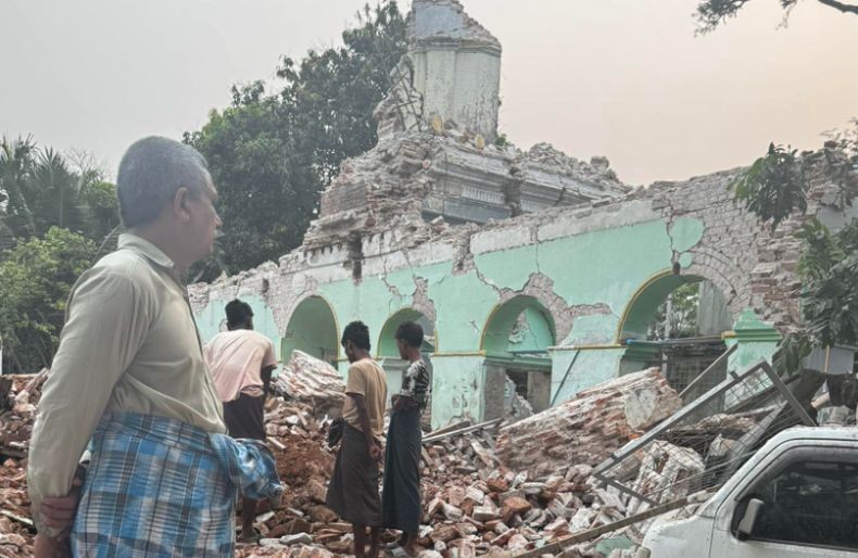Duka Idul Fitri, Muslim Myanmar Kisahkan Dahsyatnya Gempa hingga Hancurkan Banyak Masjid