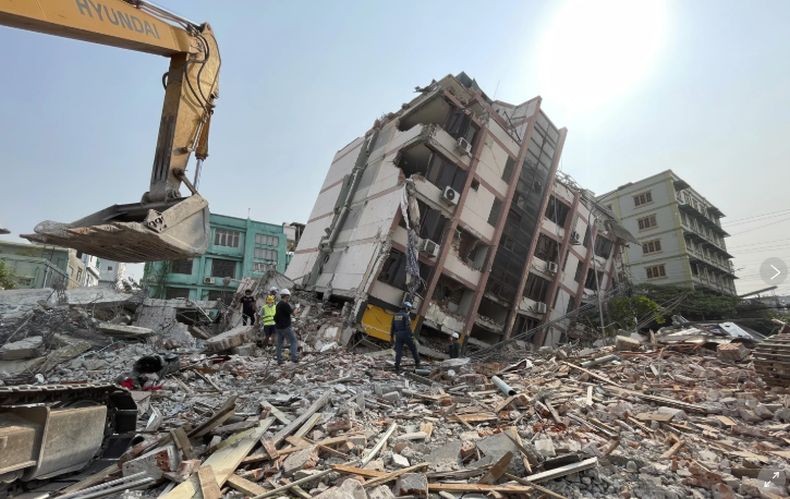 Korban Tewas Gempa Myanmar Tembus 3.000 Orang, Ratusan Lainnya Hilang