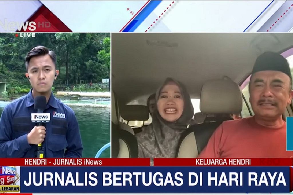 Haru! Jurnalis iNews Dihubungi Orang Tua saat Liputan, Minta Maaf Belum Bisa Pulang