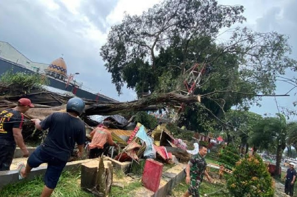 3 Orang Tewas Tertimpa Pohon Tumbang saat Salat Id di Pemalang, Kemensos Cari Ahli Waris