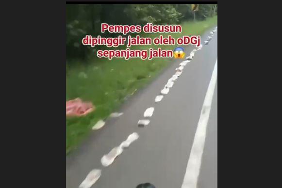 Viral ODGJ Susun Popok Bayi di Jalan Way Kanan Lampung, Begini Faktanya