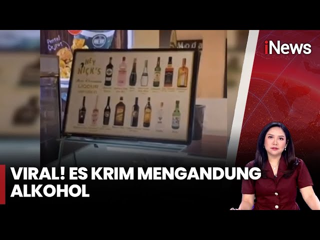 Satpol PP Segel Stan Es Krim Beralkohol di Mal Surabaya