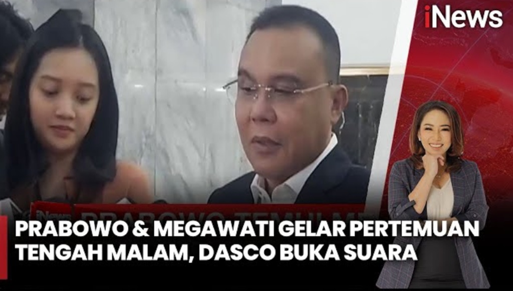 Dasco Ungkap Isi Pembicaraan dalam Pertemuan Prabowo dan Megawati