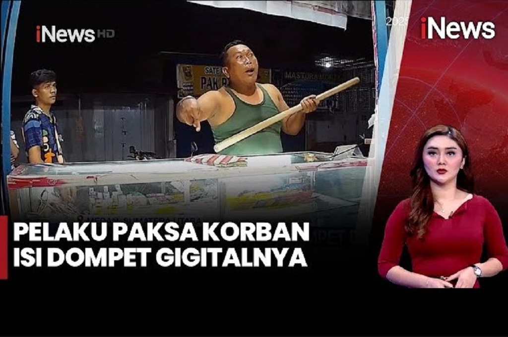Tampang Preman Aniaya Pegawai Konter di Medan, Memalak Modus Minta Top Up Gratis