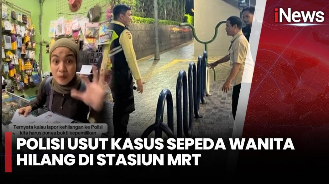 Polisi Usut Kasus Sepeda Wanita Hilang di Stasiun MRT