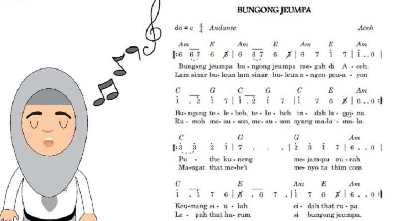 Lirik Lagu Bungong Jeumpa asal Aceh, tentang Keindahan Bunga Cempaka