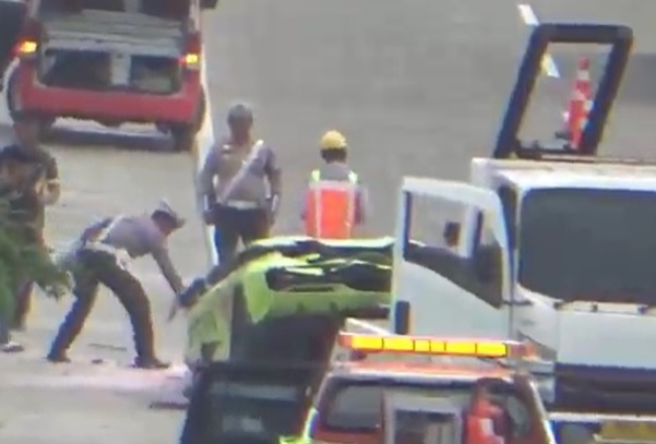 Lamborghini Ringsek usai Tabrak Ignis di Tol Jombang, 2 Luka-Luka