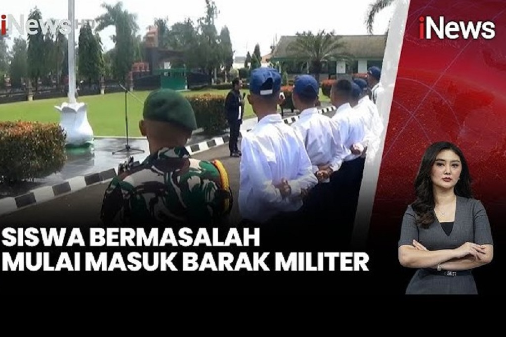 Siswa Bermasalah di Purwakarta Mulai Jalani Pembinaan di Barak TNI
