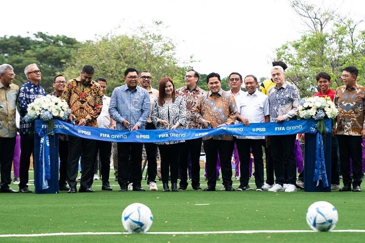 PSSI dan FIFA Hadirkan Lapangan Sepak Bola Ramah Anak di Bank Mandiri Wijayakusuma