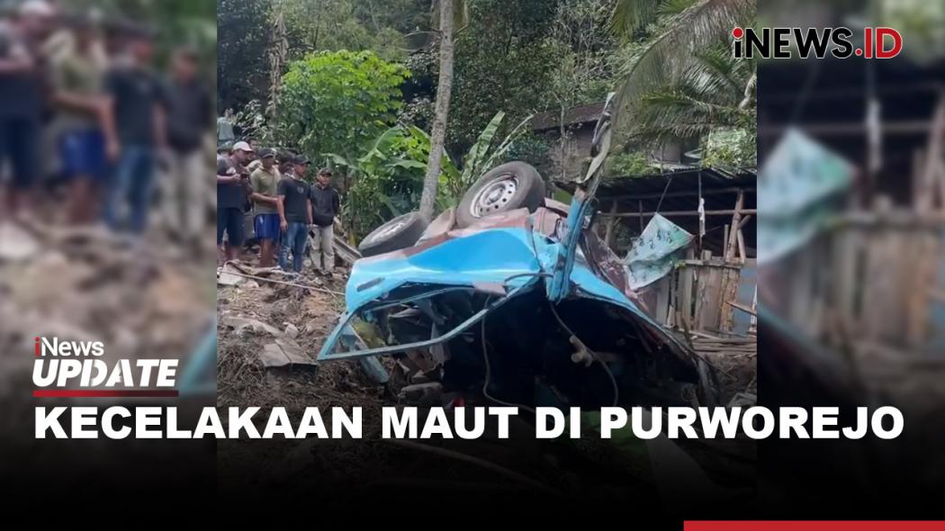 Angkot Korban Kecelakaan Truk Maut di Purworejo Bawa 17 Ibu-Ibu dari Magelang