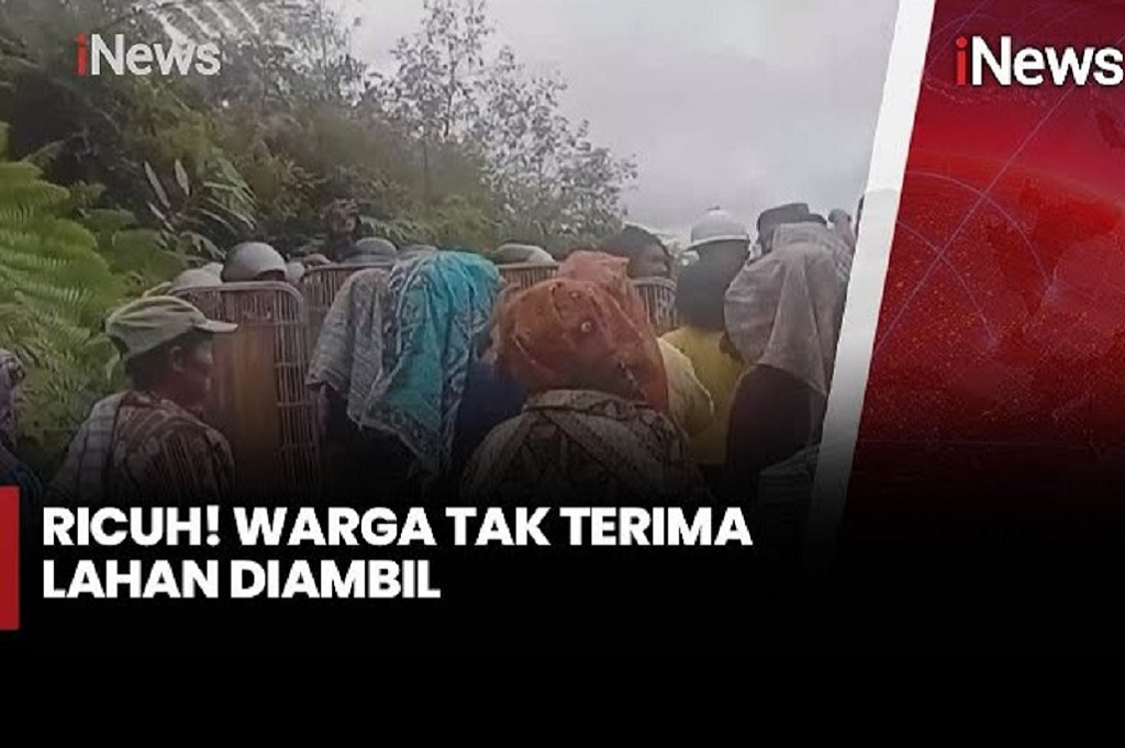 Ricuh Aksi Demo Rebutan Tanah Adat Batak di Tapanuli Utara