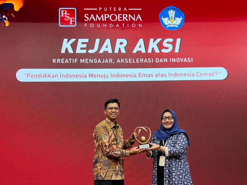 Sukseskan Transformasi Sekolah, Pegadaian Raih Penghargaan Program Paling Berkelanjutan