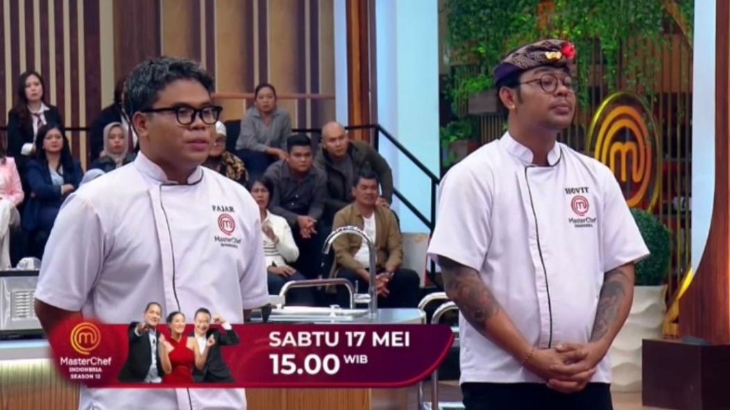 Duel Sengit Fajar vs Hovit Siap Perebutkan Gelar Juara di MasterChef Indonesia Season 12