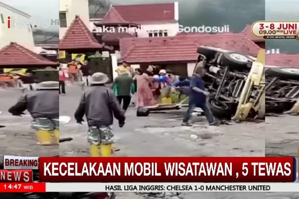 Kesaksian Warga Ungkap Kengerian Kecelakaan di Tawangmangu, Penumpang Terlempar Keluar