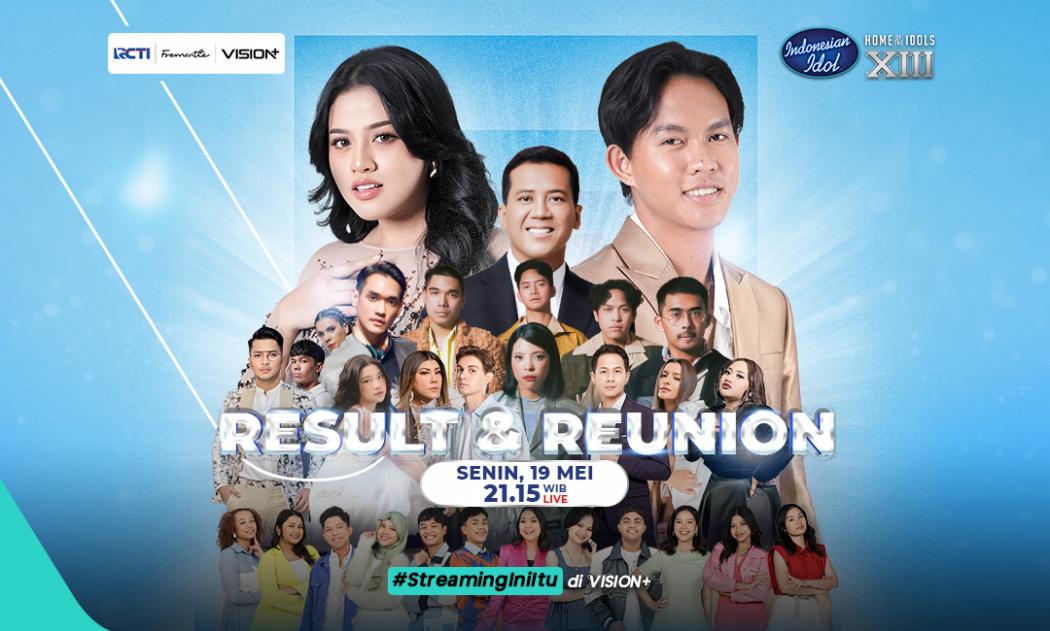 Grand Final Indonesian Idol XIII: Saatnya Menentukan Juara! Streaming Result & Reunion di VISION+