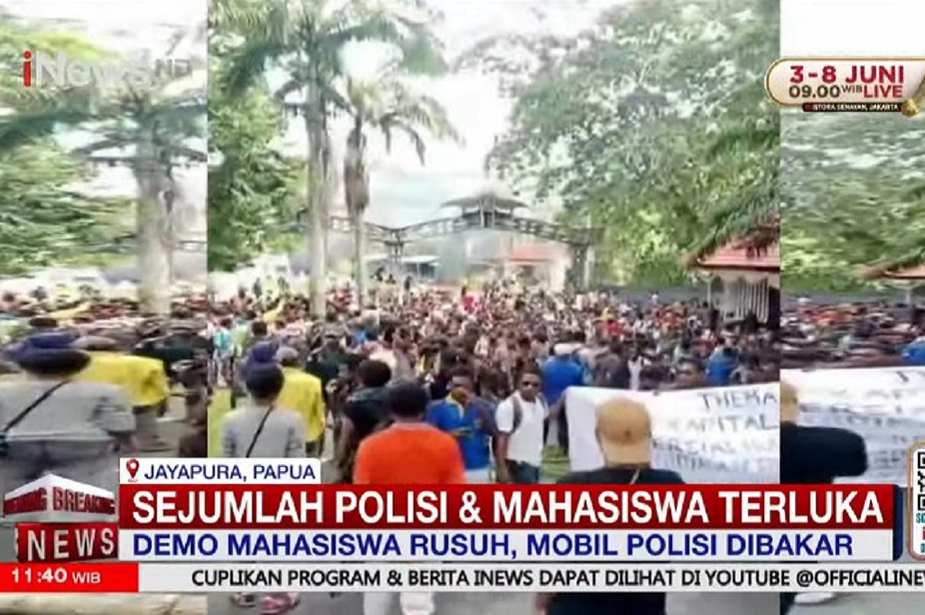Identitas 4 Polisi Terluka dalam Ricuh Demo Mahasiswa Uncen, Salah Satu Kasat Samapta