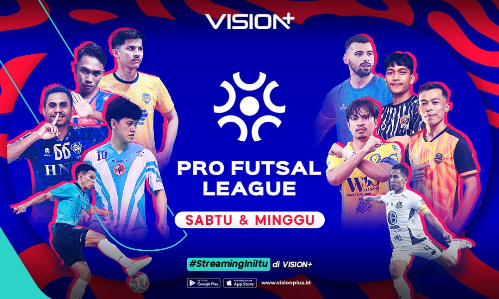 Link Live Streaming Liga Futsal Profesional 24-25 Mei 2025 di Vision+
