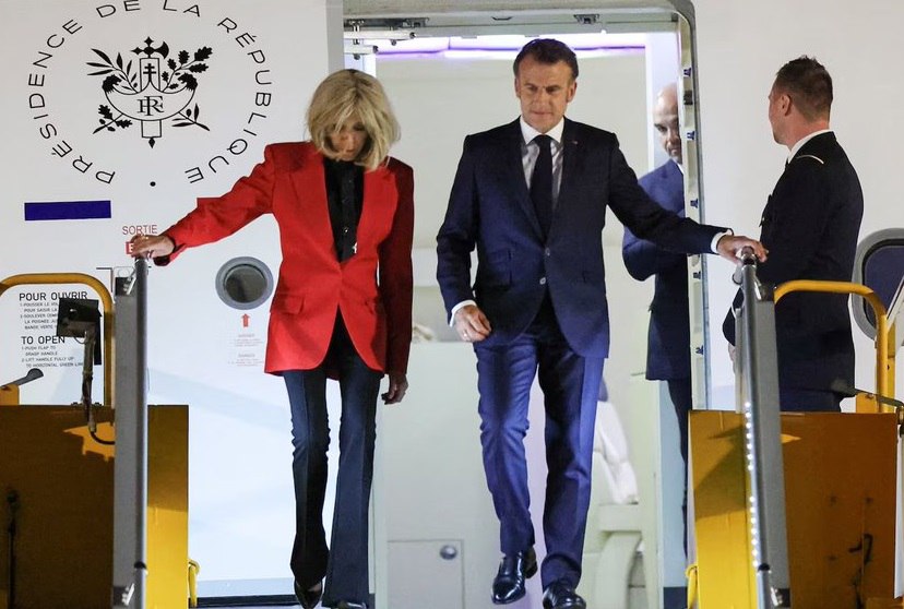 Video Viral Emmanuel Macron Ditampar Istri di Vietnam Trending Topic!