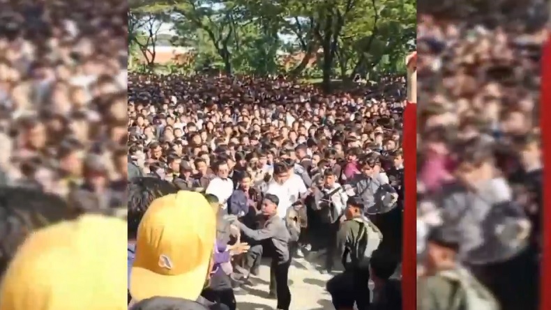 Ricuh Ribuan Pencari Kerja di Job Fair di Bekasi, Diwarnai Baku Hantam