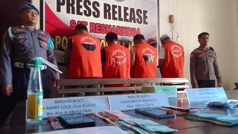 Bandar hingga Pengedar Narkoba Ditangkap di Kolut, Sindikat Internasional di Malaysia