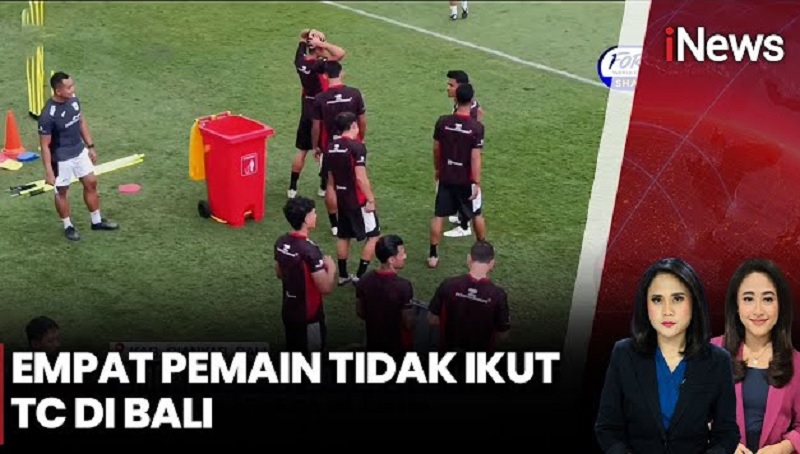 Momen 28 Pemain Timnas Indonesia Latihan di Bali, 4 Menghilang
