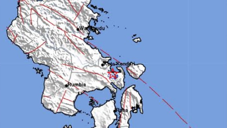Gempa Magnitudo 2,9 Guncang Konawe Selatan, Getaran Dirasakan Warga di dalam Rumah