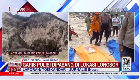 Update Tragedi Longsor Tambang Batu Gunung Kuda Cirebon, 8 Tewas 12 Luka-Luka