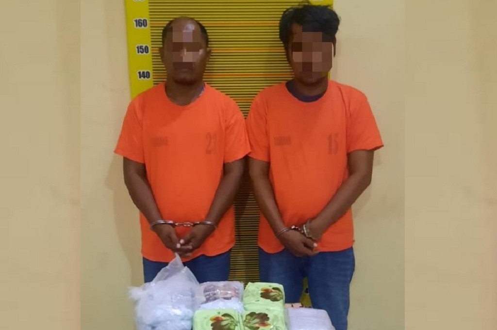 Kakak Adik Jadi Kurir Narkoba di Tanjungbalai, Ditangkap Bawa Sabu 9 Kg dari Malaysia