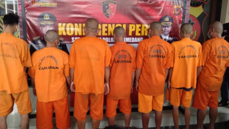 Aksi Premanisme Meresahkan di Sumedang, 7 Orang Ditangkap