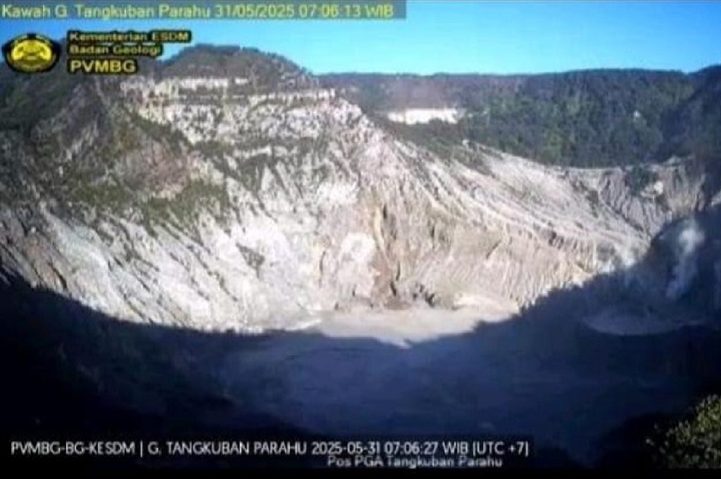 Aktivitas Gunung Tangkuban Parahu Meningkat, Warga Diminta Waspada