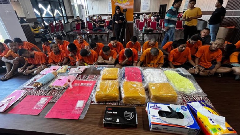 38 Orang di Lampung Ditangkap terkait Narkoba, 3 Perempuan