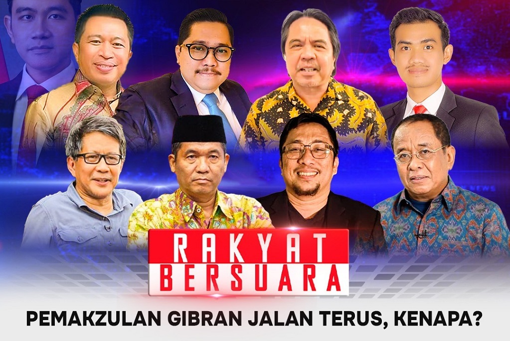 Saksikan Rakyat Bersuara Malam Ini: Pemakzulan Gibran Jalan Terus, Kenapa?