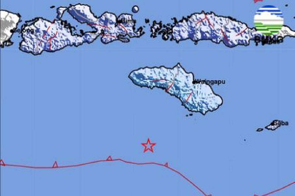 Gempa Terkini Magnitudo 5,2 Guncang Karera Sumba Timur NTT